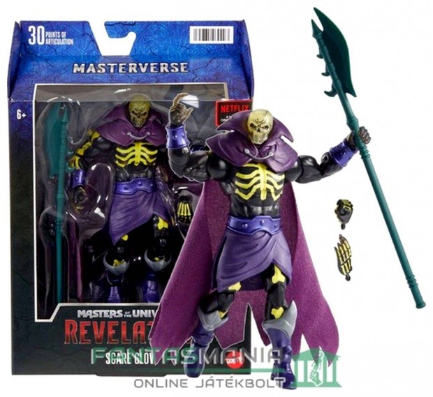 16-18 cm Masters of the Universe / He-Man figura - Scare-Glow