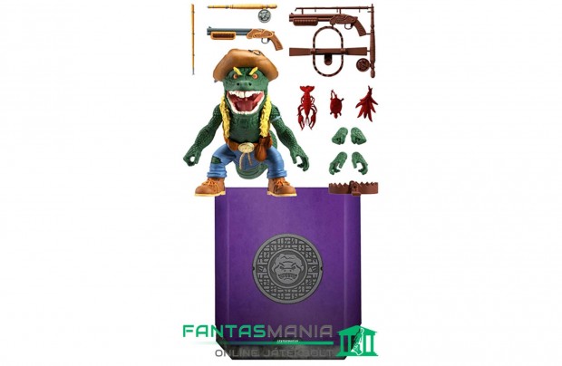 16-18 cm Tini Nindzsa Teknck figura Super7 Ultimates - Leatherhead