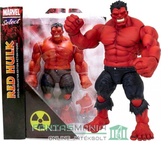 16-24cm Marvel Select Bosszllk Red Hulk figura