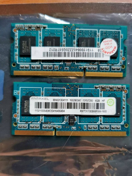 16/2 Remaxel RMT3170EB68F9W 8gb 3 hnap garancia PC3 DDR3 ram memria