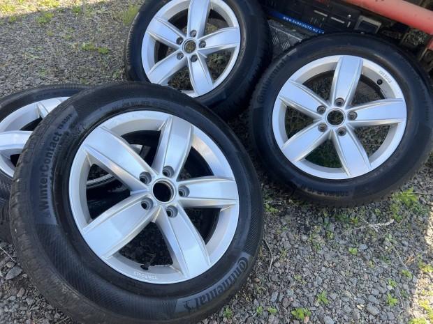 16 Vw T-roc Golf Caddy Touran Alufelni 5x112 Teligumikkal