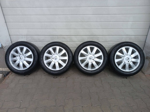 16" 4x100 Gyári Renault (Dacia) alufelni nyári gumival eladó!