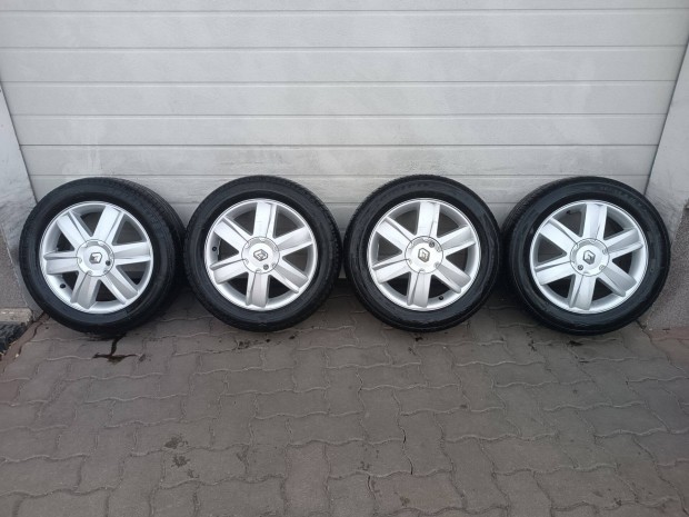 16" 4x100 Gyári Renault alufelni nyári gumival eladó!