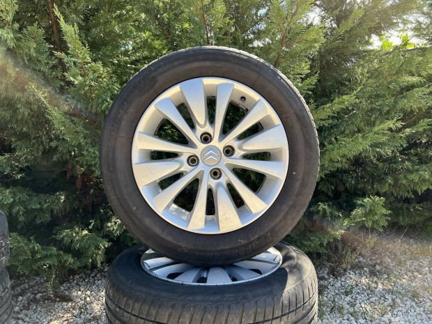 16" 4x108 gyári Citroen alufelni nyárigumikkal!
