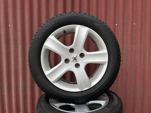 16" 4x108 gyári Peugeot alufelni téligumikkal!