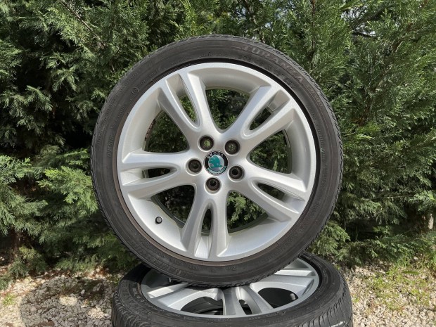 16" 5x100 gyri Skoda alufelni nyrigumikkal!