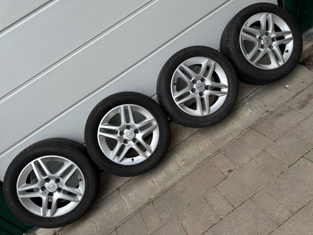 16" 5x110 6,5J ET39 Opel "Twinspoke" alufelni eladó! Gumival is