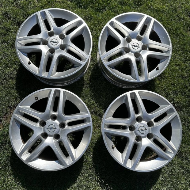 16" 5x110 6,5J ET39 Opel "Twinspoke" alufelni eladó! Gumival is