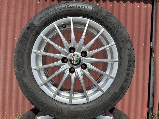 16" 5x110 Alfa Romeo gyri alufelni nyri gumival