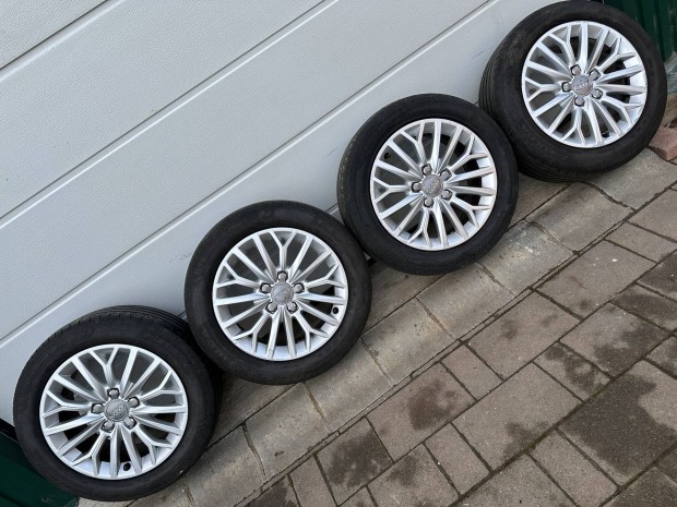 16" 5x112 7J ET48 Audi A3 alufelni elad! Gumival is