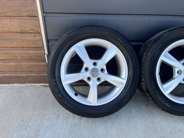 16" 5x112 Audi gyári alufelni szett nyárigumikkal!