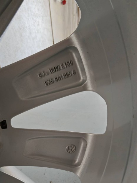 16" 5x112 VW Caddy, Golf, Touran gyári alufelni szett!