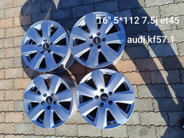 16" 5x112 gyri Audi alufelni front jra fenyezve