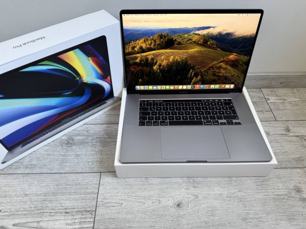 16" Apple Macbook Pro 2019 16 gb/512 gb/ magyar/ space grey