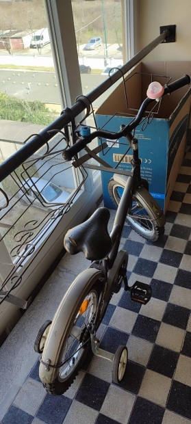 16" Caprine gyermek ker�kp�r p�tker�kkel, 2db cseng�vel 