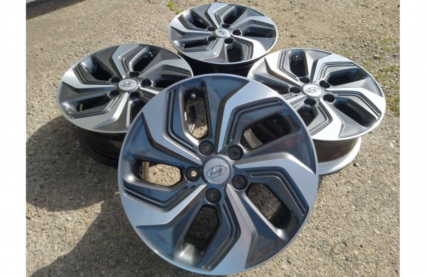 16" gyári Hyundai Kona alufelni Tpms szenzoros szelep 5x114,3