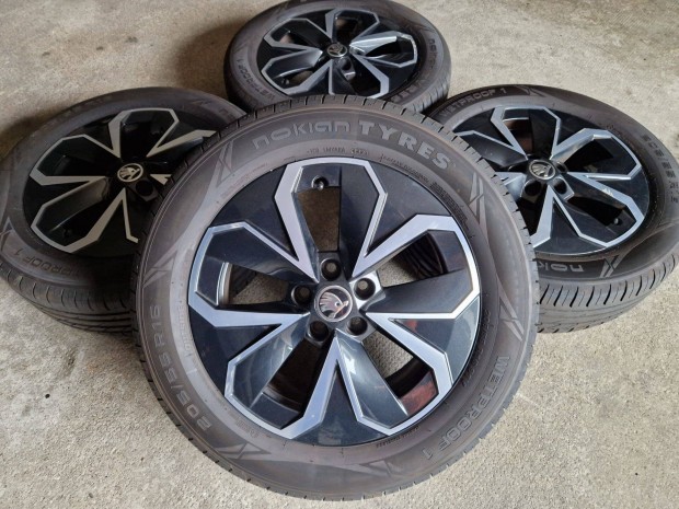 16" gyri Skoda Scala alufelni jszer nyri gumikkal 5x100 16 felni