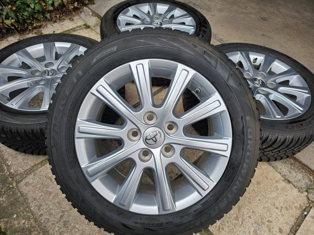 16" gyri Toyota Auris alufelni szenzorokkal 8,5mm tligumik 16 felni