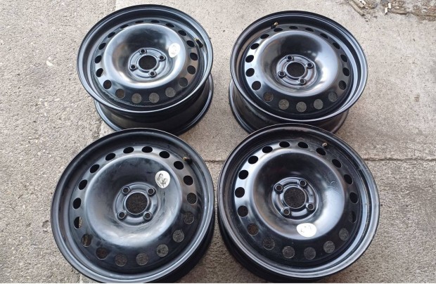 16"-os 4x100-as Renault gyári acélfelni garnitúra új állapotban eladó