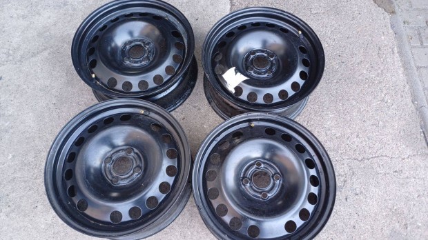 16"-os 4x100as Et37 Opel Astra acélfelni garnitúra új állapotban eladó