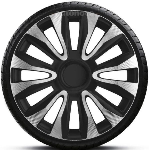 16"-os Avalon Carbon Silver-Black dsztrcsa garnitra (4darab)