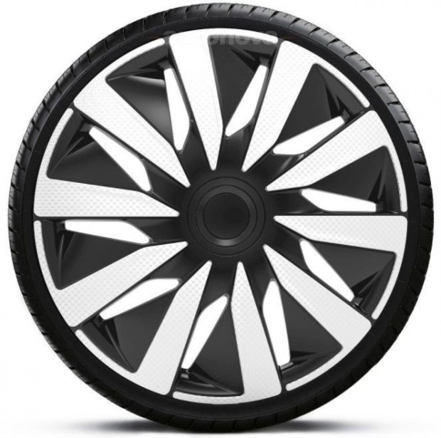 16"-os Lazio Carbon Silver-Black dsztrcsa garnitra (4darab)