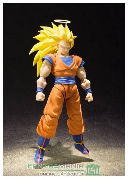 16 cm Dragon Ball Son Goku / Songoku figura hossz srga haj SSJ3