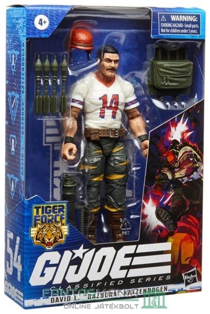 16 cm G.I. Joe GI Joe Classified Tiger Force Bazooka katona figura