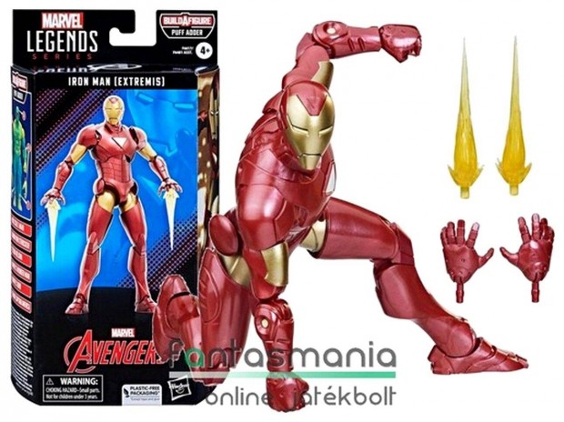 16 cm Marvel Legends figura Iron Man Extremis Vasember figura