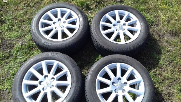 16 col 5x112 gyári Audi alufelni nyári gumi