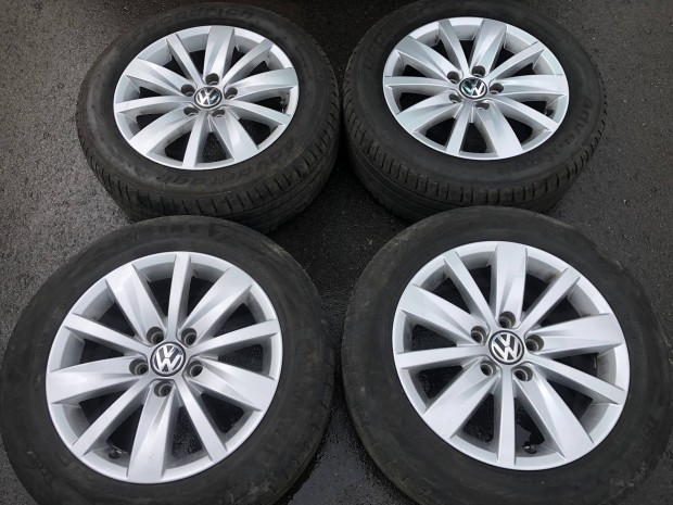 16 colos VW passat alufelni nyári gumi 215/55/16, 16 col