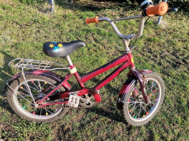 16 colos kislány bicikli eladó