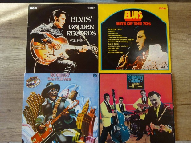 16 db Rock&Roll műfajú bakelit / vinyl lemez egyben eladó