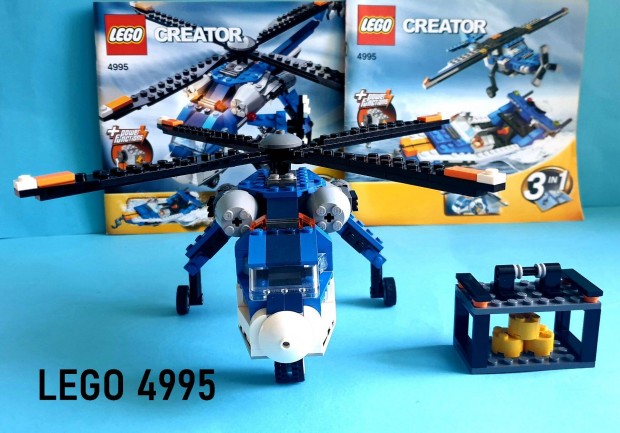 16 ves LEGO Creator 4995 Cargo Copter (2008) tmutatval