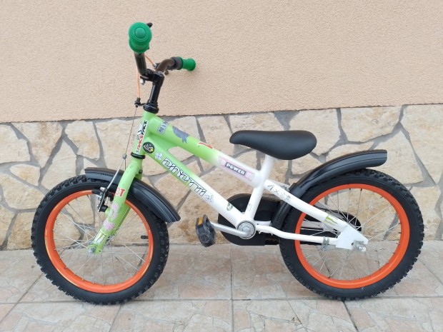 16-os Dinotti Ninja kontrafékes gyerek kerékpár bicikli. 
