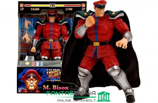 16cm Street Fighter 2 The Last Challengers videojtk M Bison figura