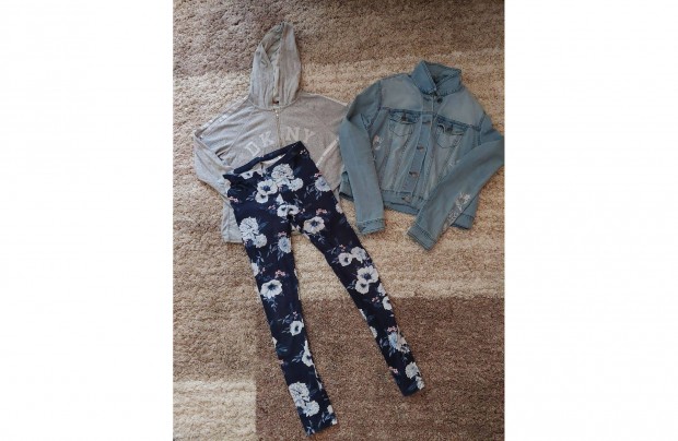 170 lny S ni pamut H&M leggings farmerdzseki DKNY pulverrel