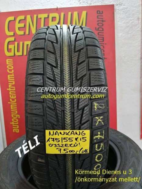 175/55r15 Nankang hasznlt tli gumi 2db