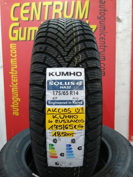 175/65R14 HA32 Solus 4S Kumho 18.500 Ft