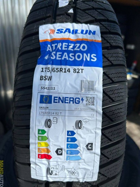 175/65R14 Sailun Atrezzo 4Season,j ngy vszakos gumi