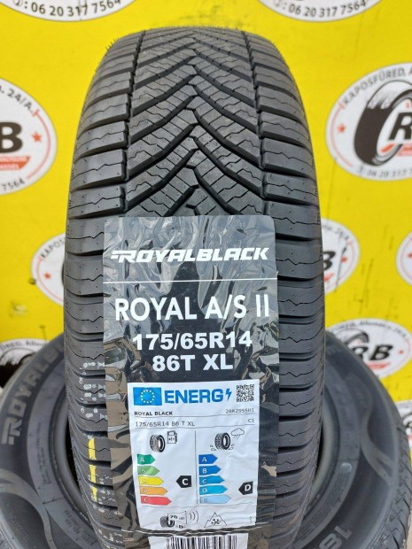 175/65 r14 Royal Black Új 4évszakos 17000ft/db