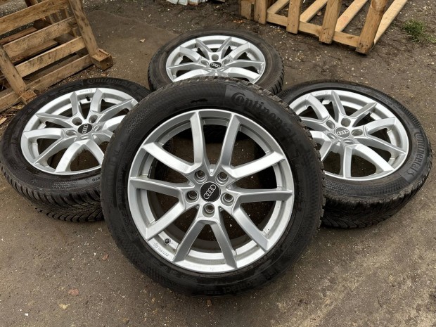 17 17" 5x112 Audi alufelni felni 225/50 R17 Continental tli gumi