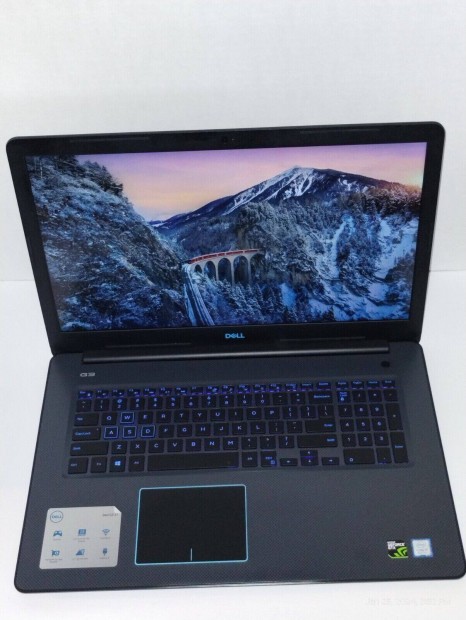 17,3 colos Dell laptop eladó 256 GB Nvme SSD + 2 TB HDD