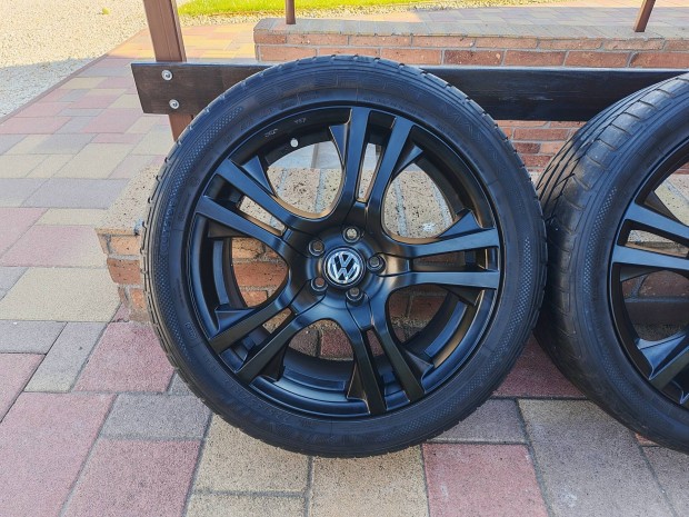 17" 5x100 VW, Audi, Seat, Skoda alufelni szett gumikkal!