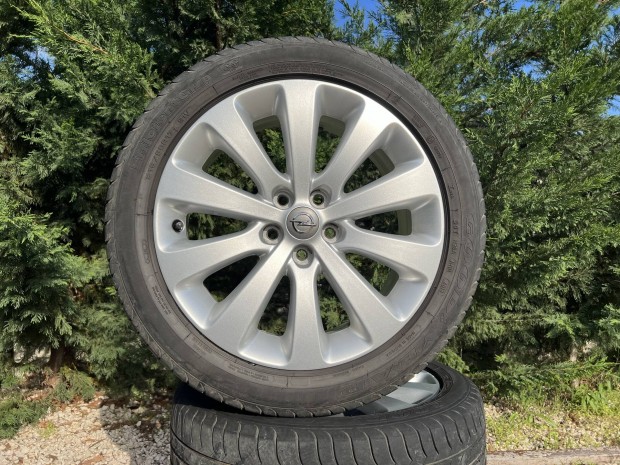 17" 5x105 gyári Opel alufelni nyárigumikkal!