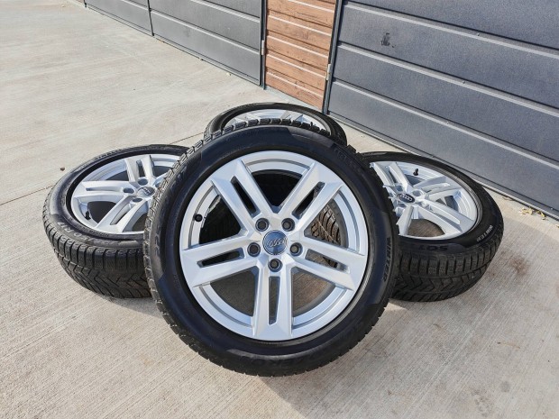 17" 5x112 Audi gyári alufelni szett téligumikkal!