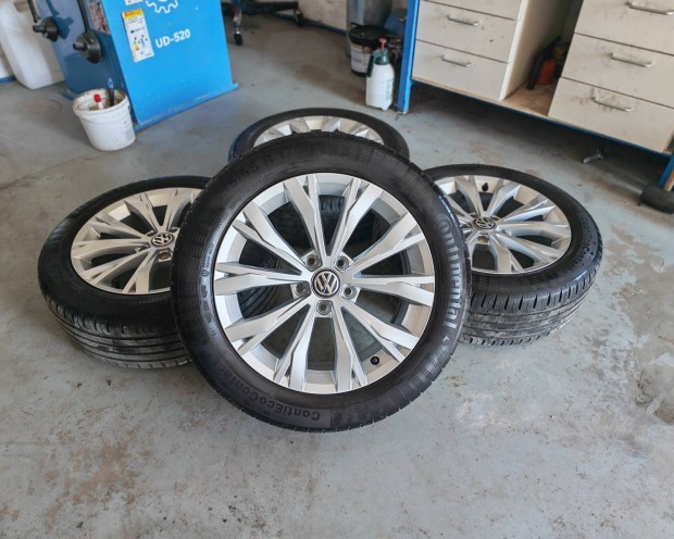 17" 5x112 VW Passat B8 "Montana" gyri alufelni szett nyrigumikkal!