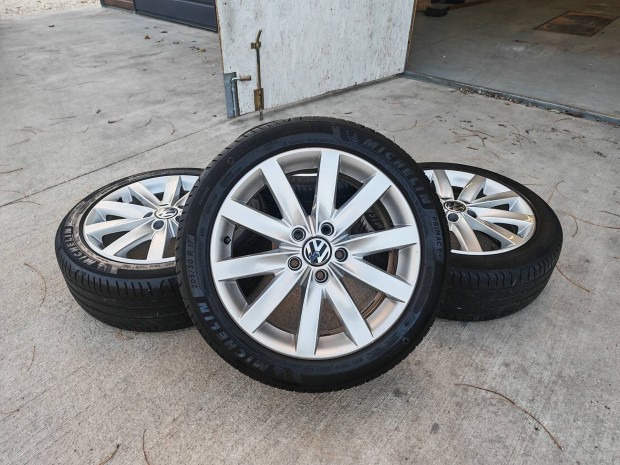 17" 5x112 VW "Porto" gyri alufelni szett nyrigumikkal!