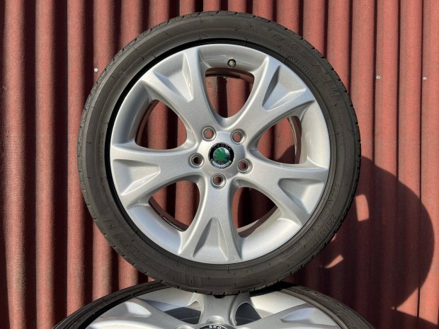 17" 5x112 gyri Skoda alufelni nyrigumikkal!