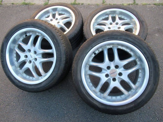 17" Dezent Alufelni 5x100 VW Audi Skoda Seat felni 235/45R17 gumi
